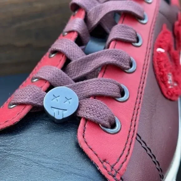 Coach Leather Sneakers Sz 8.5 - Picture 5 of 8